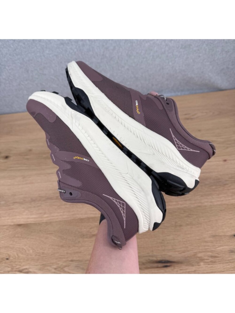 HOKA Womens Transport Shoe Sneaker Size 10 Smokey Quartz Oat Milk Lifestyle Hike - Picture 7 of 14